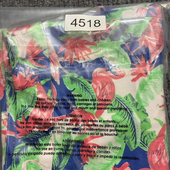 Casey Key Womens Bermuda Shorts Large Multicolor Flamingo Print Pull On Mid Rise - Picture 9 of 9